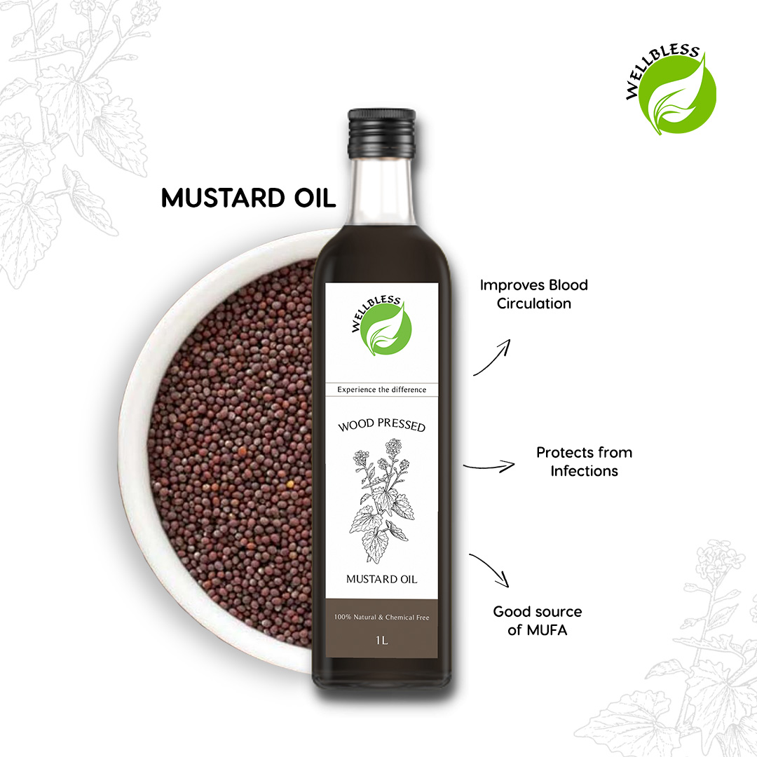 Wood Pressed Mustard Oil